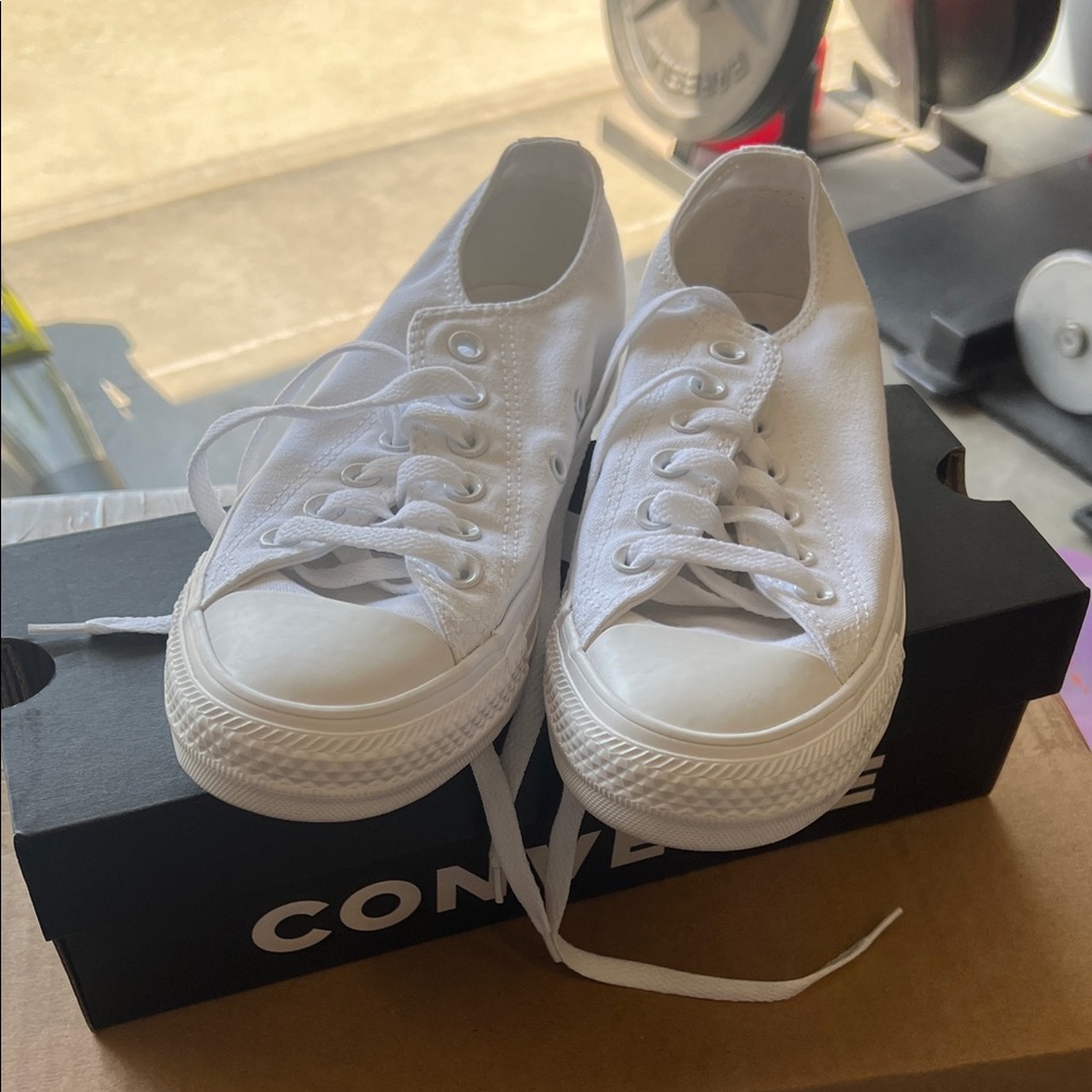 Converse Classic White Canvas Sneakers